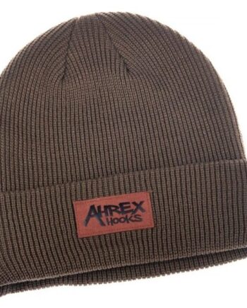 Ahrex Beanie Suede Patch Beanie Brown