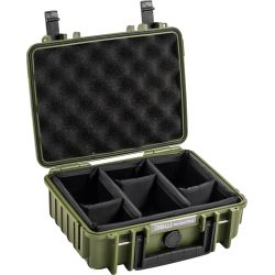 Amp Outdoor Cases Outdoor Cases Type 1000 Bronze Green Divider System Kuffert