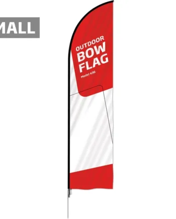 Beachflag Outdoor Bow Flag Inkl Flag Spike Flag Base