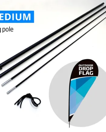 Beachflag Outdoor Drop Flag Medium Stangsystem