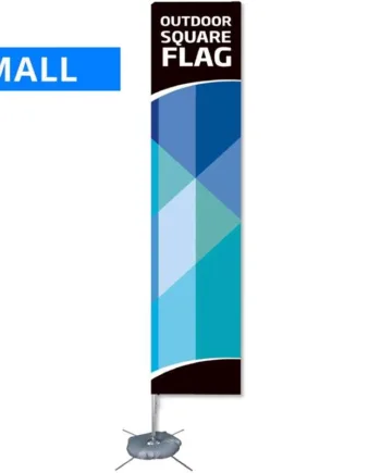 Beachflag Outdoor Square Flag Inkl Stang Flag Cross Fod