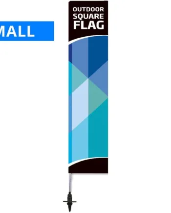 Beachflag Outdoor Square Flag Inkl Stang Flag Screw Fod