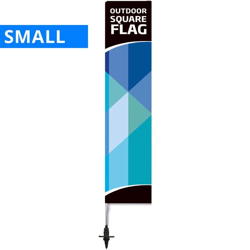 Beachflag Outdoor Square Flag Inkl Stang Flag Screw Fod