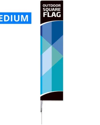 Beachflag Outdoor Square Flag Medium Inkl Stang Flag Spyd