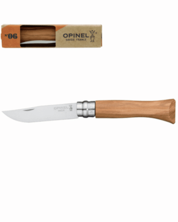 Classic Stainless Steel Oliven  Rustfri Foldekniv Opinel