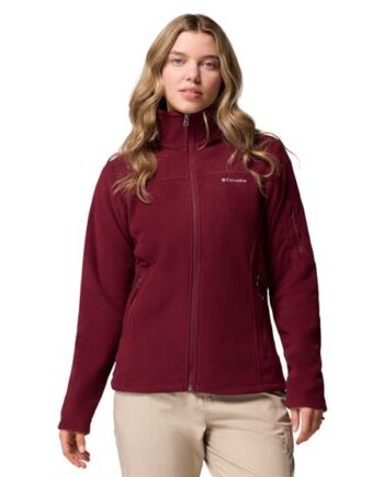 Columbia Fast Trek Jacket Womens Rich Wine