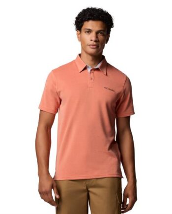 Columbia Nelson Point Polo Mens Tuscan