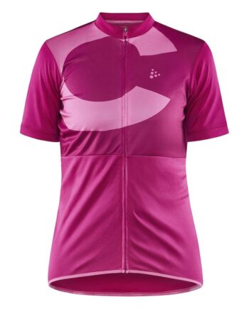 Craft Core Endur Logo Jersey Roxo Camelia