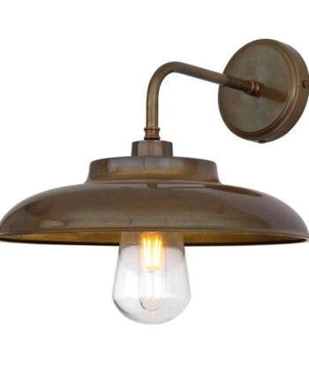 Darya Brass Outdoor Væglampe Ip65 Mullan Antik Messing
