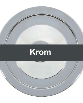 Darya Brass Outdoor Væglampe Ip65 Mullan Blank Krom