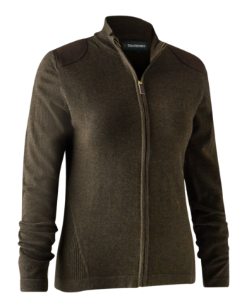 Deerhunter Lady Darlington Strikcardigan Dame Dark Elm