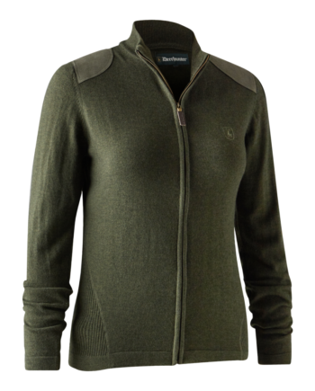 Deerhunter Lady Darlington Strikcardigan Dame Green Melange