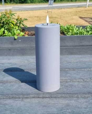 Deluxe Homeart Grå Led Bloklys 5x20 Outdoor