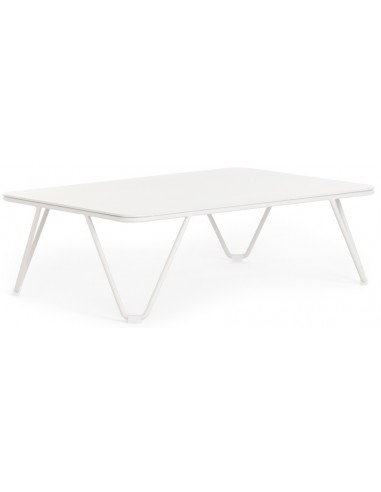 Diabla Valentina Lounge Havebord Stål Aluminium Hvid Hvid
