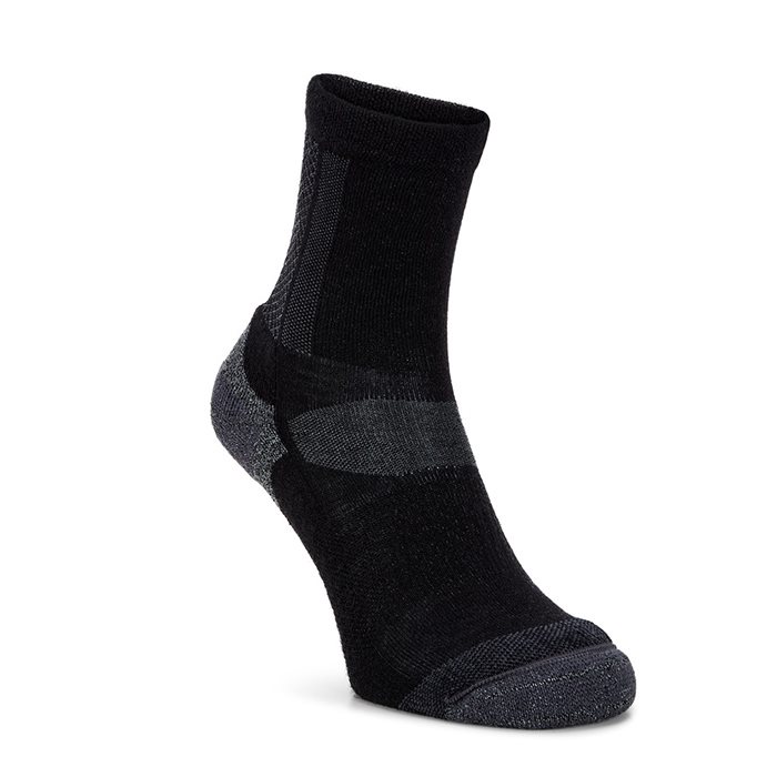 Ecco Outdoor Crew Socks Black Herretøj