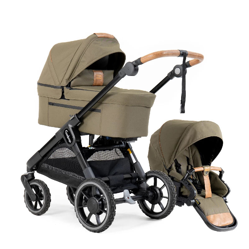 Emmaljunga Sento Max Flat Combi Outdoor Olive