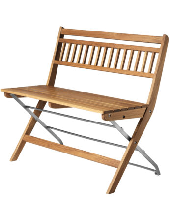 Fdb M24 Lilleø Altanbænk Teaktræ Stål