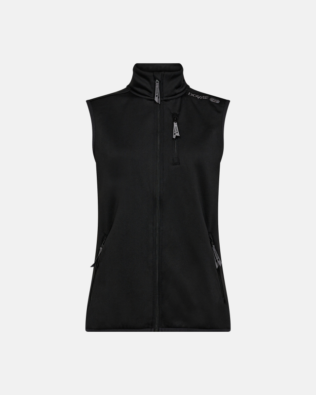 Fleece Vest Polyester Sort