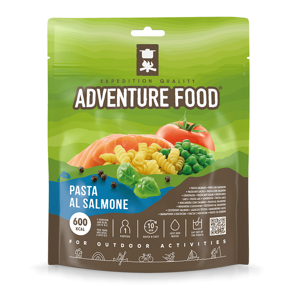 Frysetørret Mad Pasta Med Laks Adventure Food