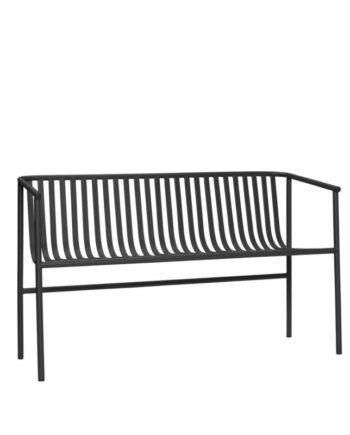 Hbsch Vila Outdoor Bænk Sort 133