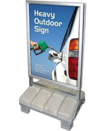 Heavy Outdoor Betonstander Gadeskilt