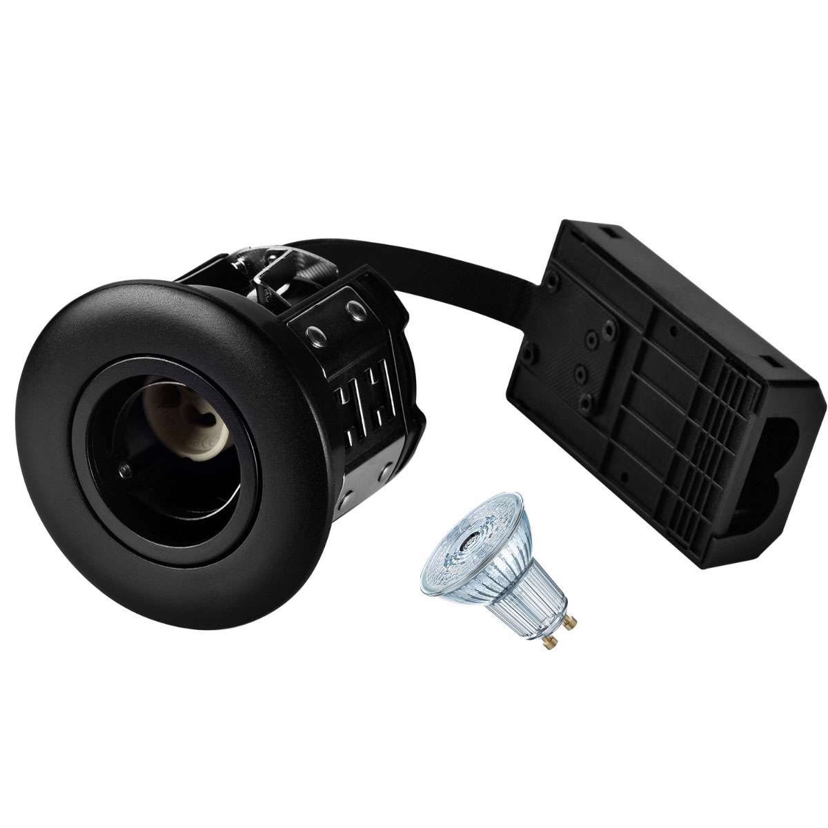Indbygningsspot Gu10 Sort Outdoor Gu10 Led
