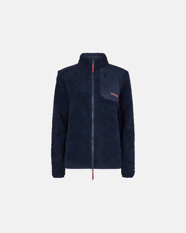 Jakke Ampquotteddy Fleeceampquot Polyester Navy