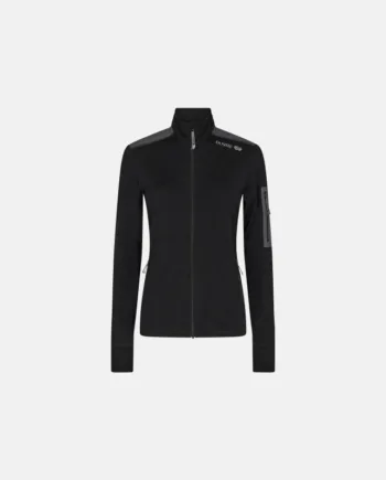 Jakke Ampquotzipampquot  Polyester  Sort