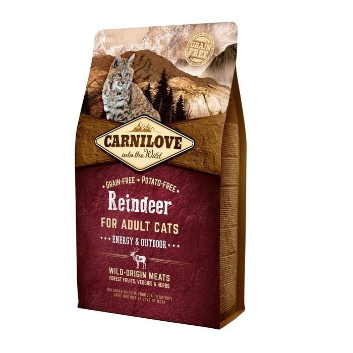 Kattemad Tørfoder Carnilove Energy Outdoor Rensdyr