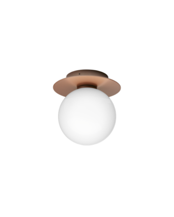 Liila Outdoor Væglampe Loftlampe Mørk Bronze Opal