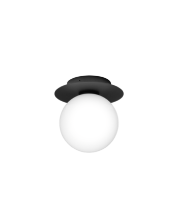 Liila Outdoor Væglampe Loftlampe Sort Opal