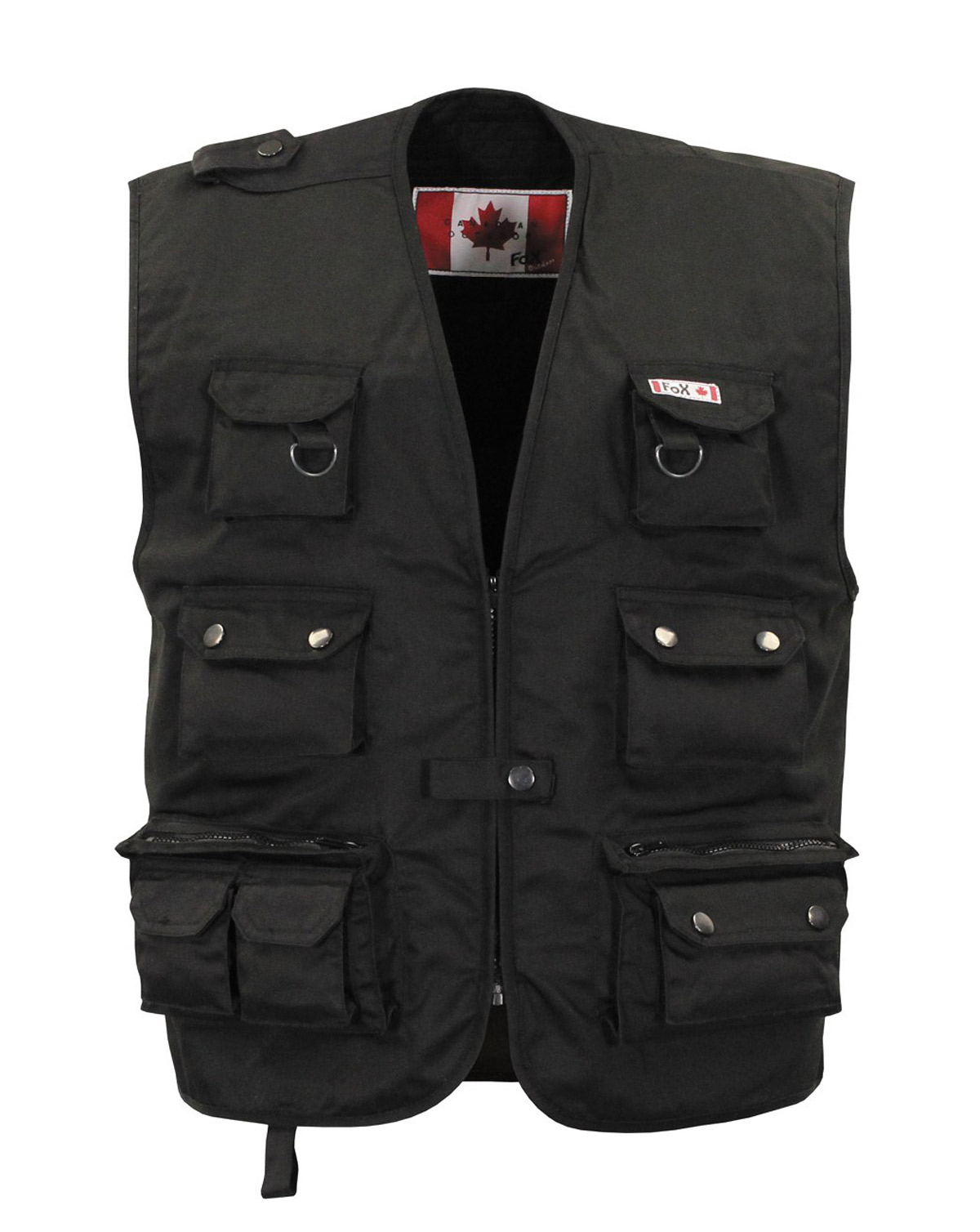 Mfh Outdoor Vest Ekstra Kraftig Sort
