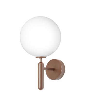 Miira Outdoor Væglampe Mørk Bronze Opal