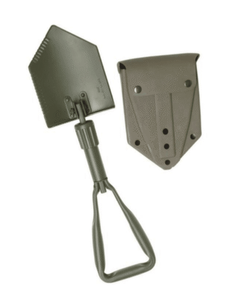Militær Skovl  German Trifold Shovel With Pouch