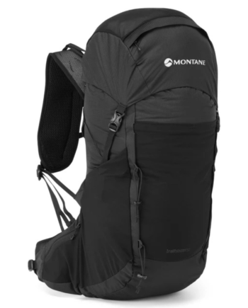 Montane Trailblazer 32l Ultralet Komfortabel Rygsæk Til Vandring Outdoor Sort