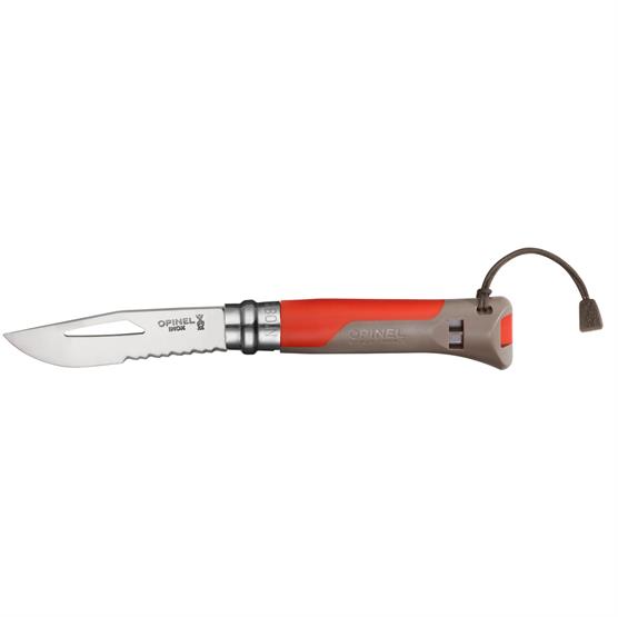 Opinel No08 Outdoor Rød