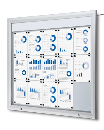 Opslagsskab Premium Led Udendørs Med Magnettavle 15xa4