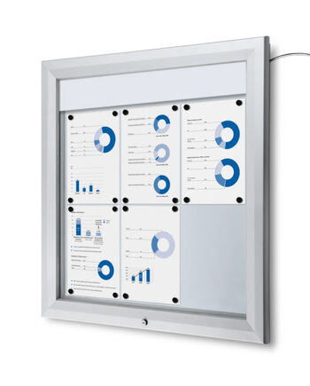 Opslagsskab Premium Led Udendørs Med Magnettavle 6xa4