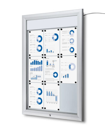 Opslagsskab Premium Led Udendørs Med Magnettavle 9xa4