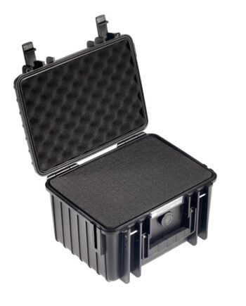 Outdoor Kuffert Sort 250x175x155 Med Skum Polstring Volume: Model: 2000