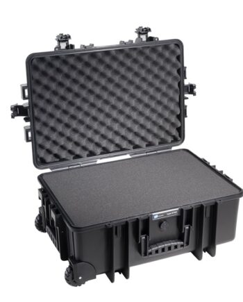 Outdoor Kuffert Sort Med Skum Polstring 535x360x225 Volume: Model: 6700