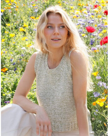 Outdoor Love Drops Design Top Strikkeopskrift Str