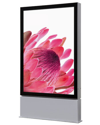 Outdoor Premium Led Plakat Display 120x180 Fritstående Dobbeltsidet Ip56