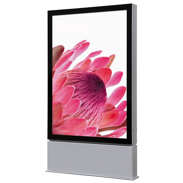 Outdoor Premium Led Plakat Display 120x180 Fritstående Dobbeltsidet Ip56