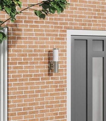 Outdoor Wall Light Sølv Rustfrit Stål Ip44