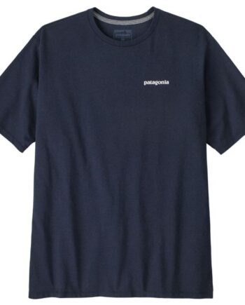 Patagonia Logo Responsibili Tee New Navy