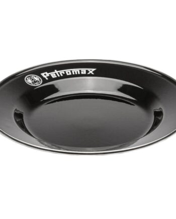 Petromax Enamel Plates Black Stk Tallerkner Sort