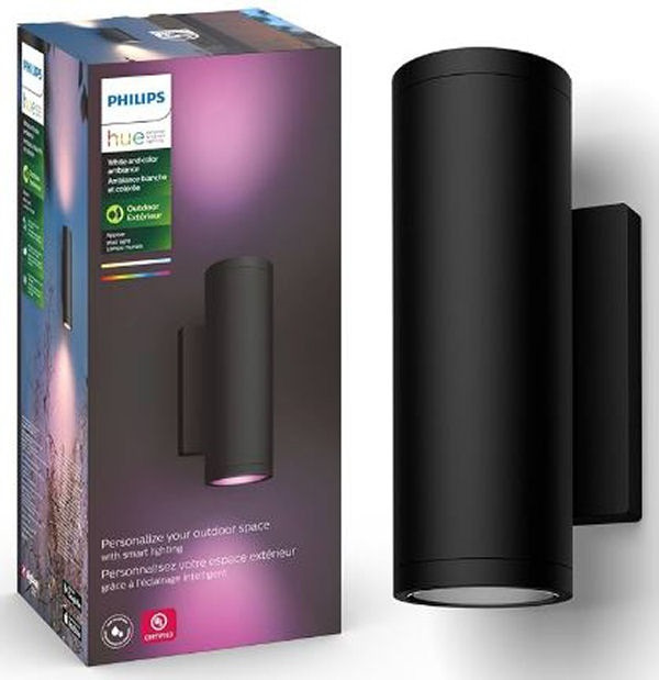 Philips Hue Personal Wireless Lighting White And Color Ambiance Outdoor Appear Wall Light Black