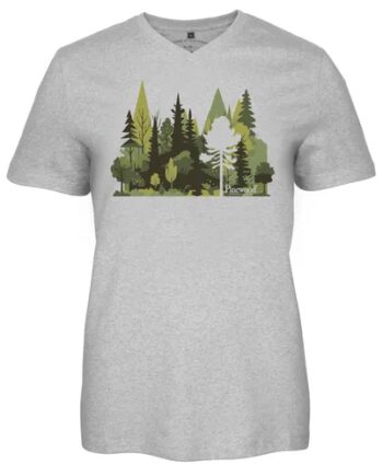 Pinewood Finnveden Recycled Outdoor Shirt Grey Mel Forest