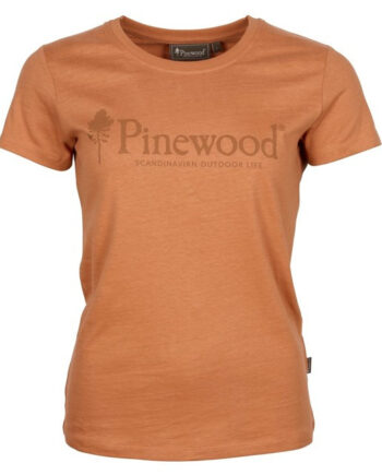 Pinewood Outdoor Life Shirt Dame Terracotta